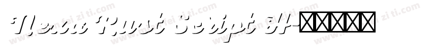 Nexa Rust Script H字体转换